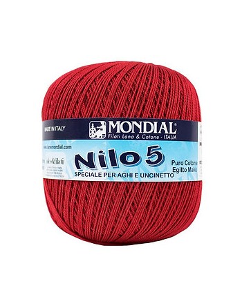 Cotone Mondial Nilo 5 Rosso 27
