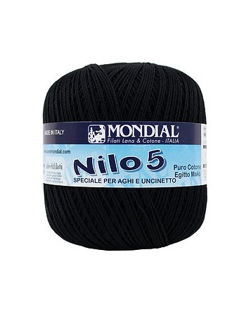 Cotone Mondial Nilo 5 Nero 200